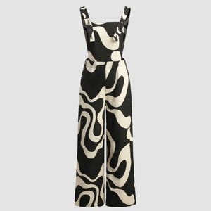 Everyday illusion pattern jumpsuit